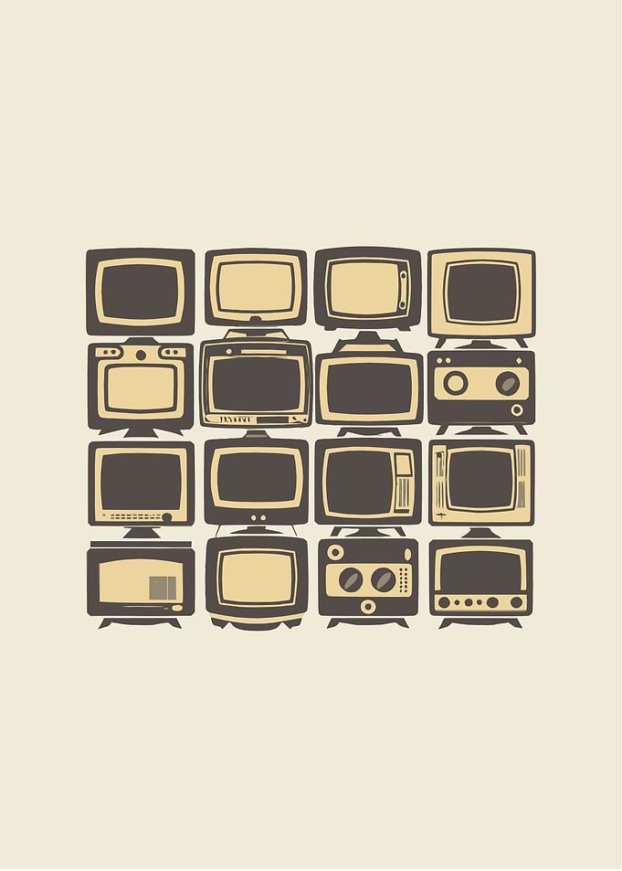 Vintage TV sets