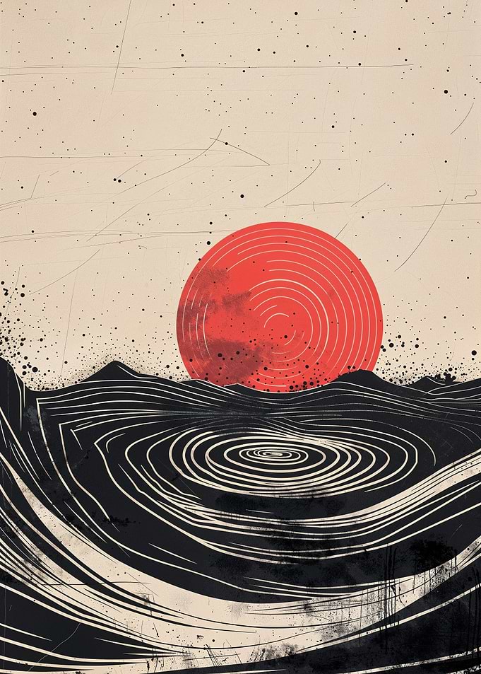 Celestial Red Wave