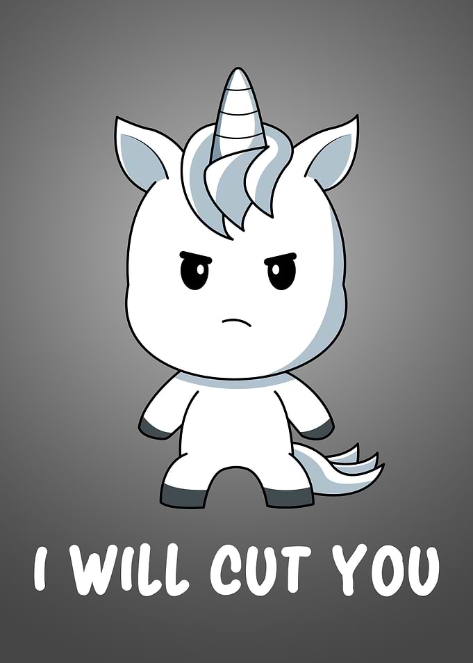 Kawaii Cute Unicorn Humor