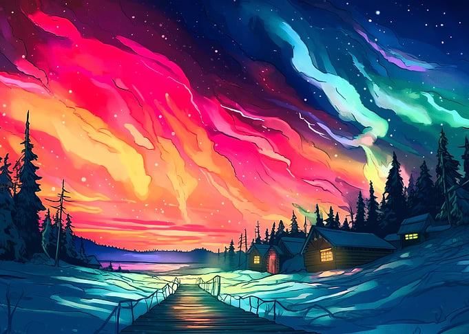 Inspiring Aurora Art