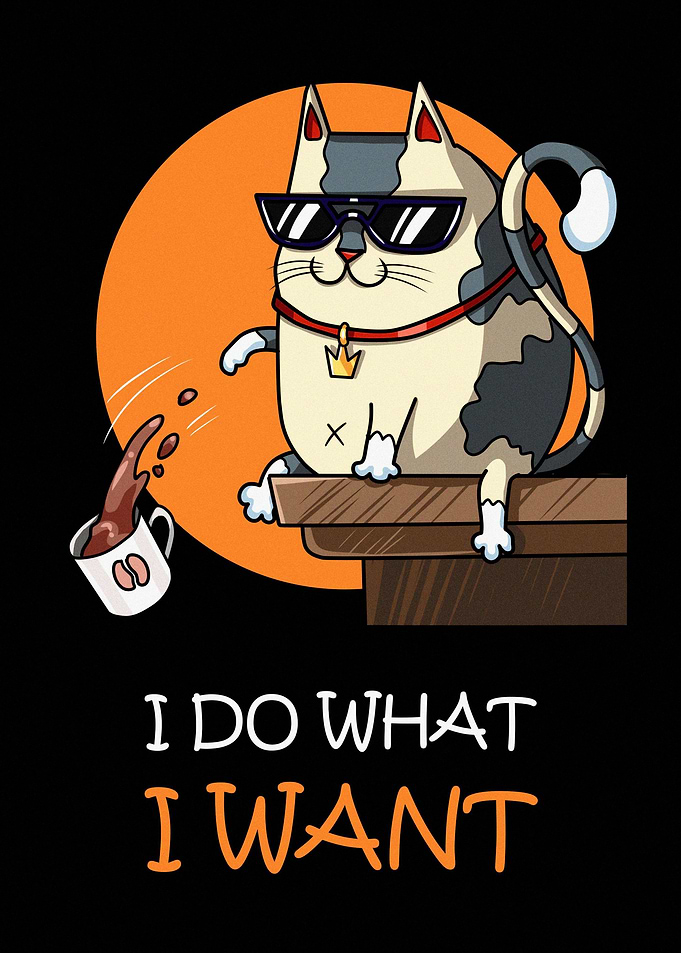I Do What I Want Cat