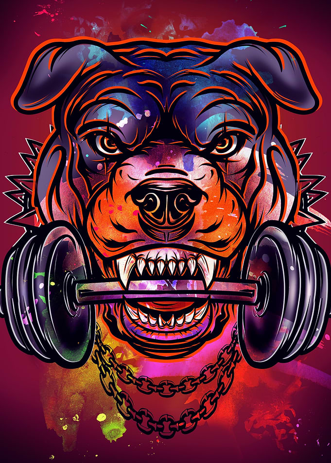 Dog With Barble