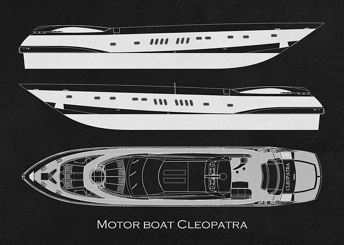 Motor boat Cleopatra