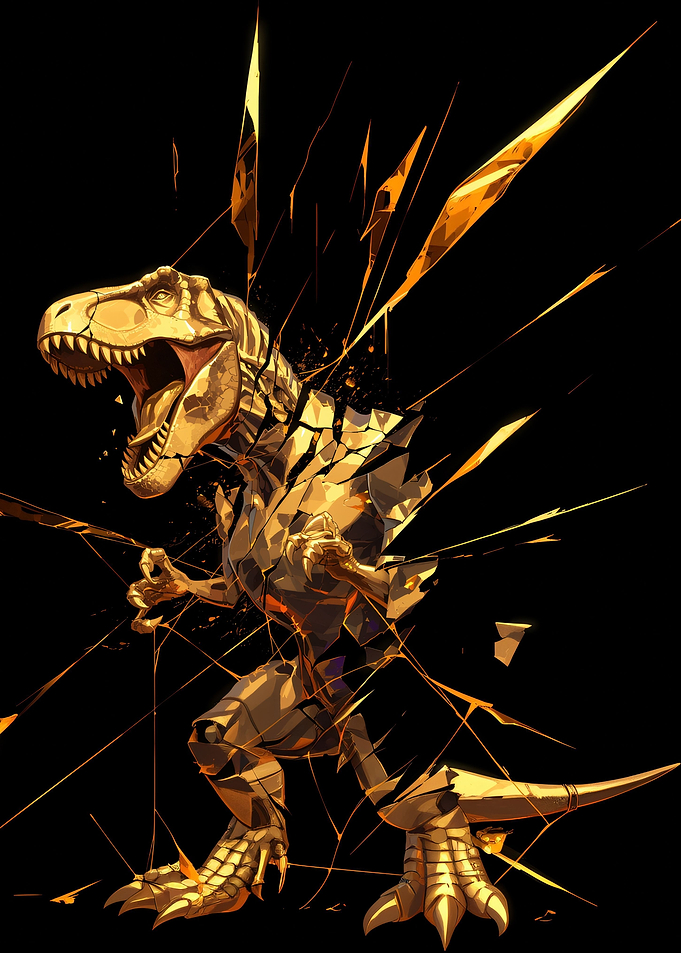 gemstone gold t rex
