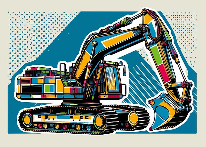 excavator truck wpap
