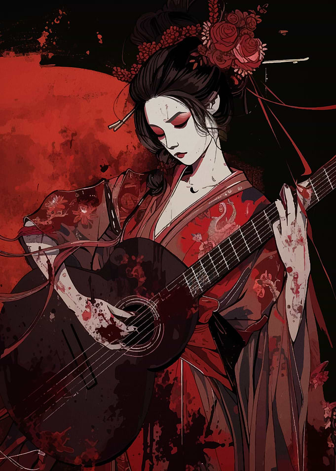 Geisha Japanese Warrior