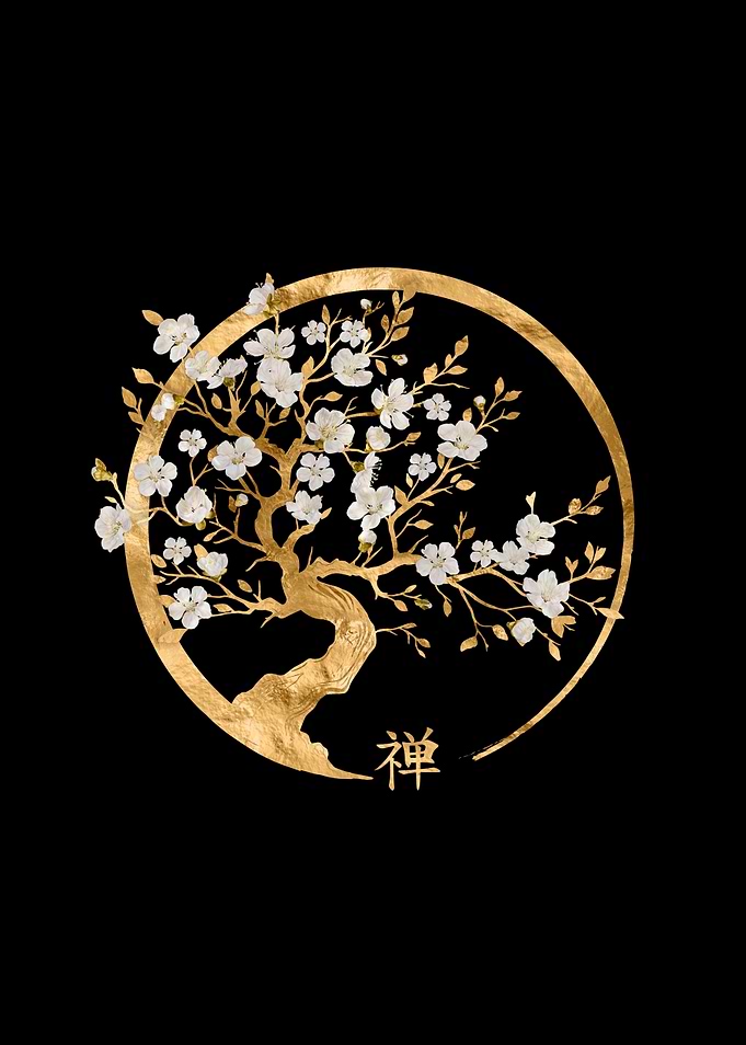 Enso Zen Circle Sakura