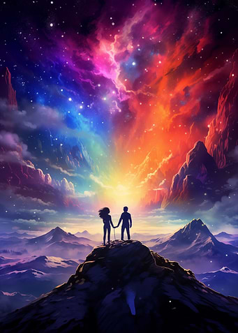 Fantasy Stream Of Galaxy