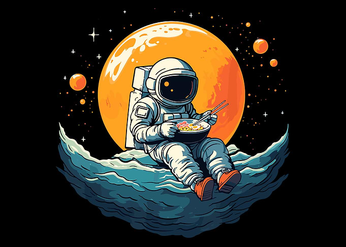 Astronaut Eats Ramen Anime