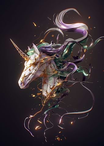 gold spots unicorn