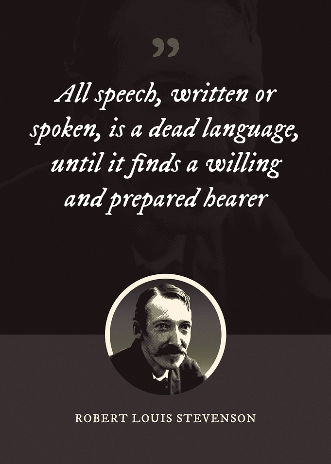 All speech written or