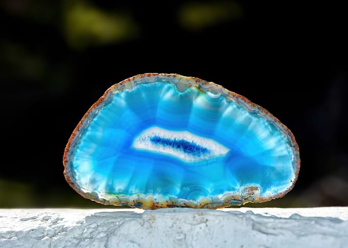 Blue agate