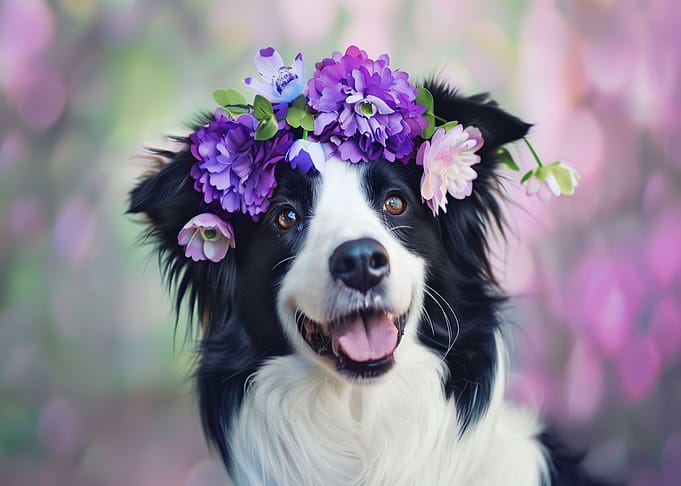 Border Collie dog 1