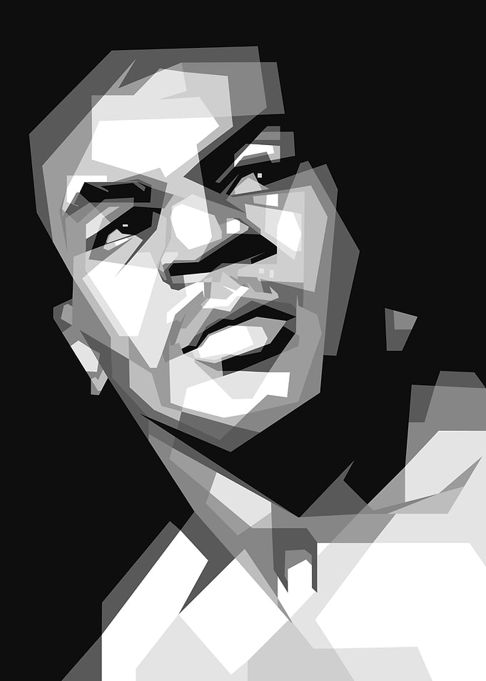 Mike Tyson Black and White