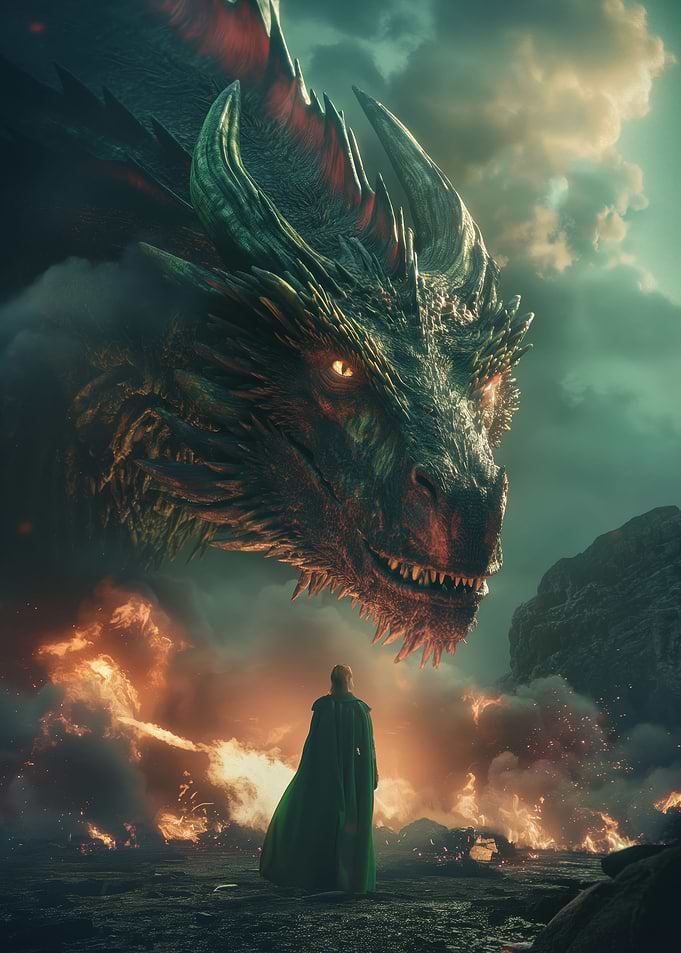 Fiery Confrontation Dragon