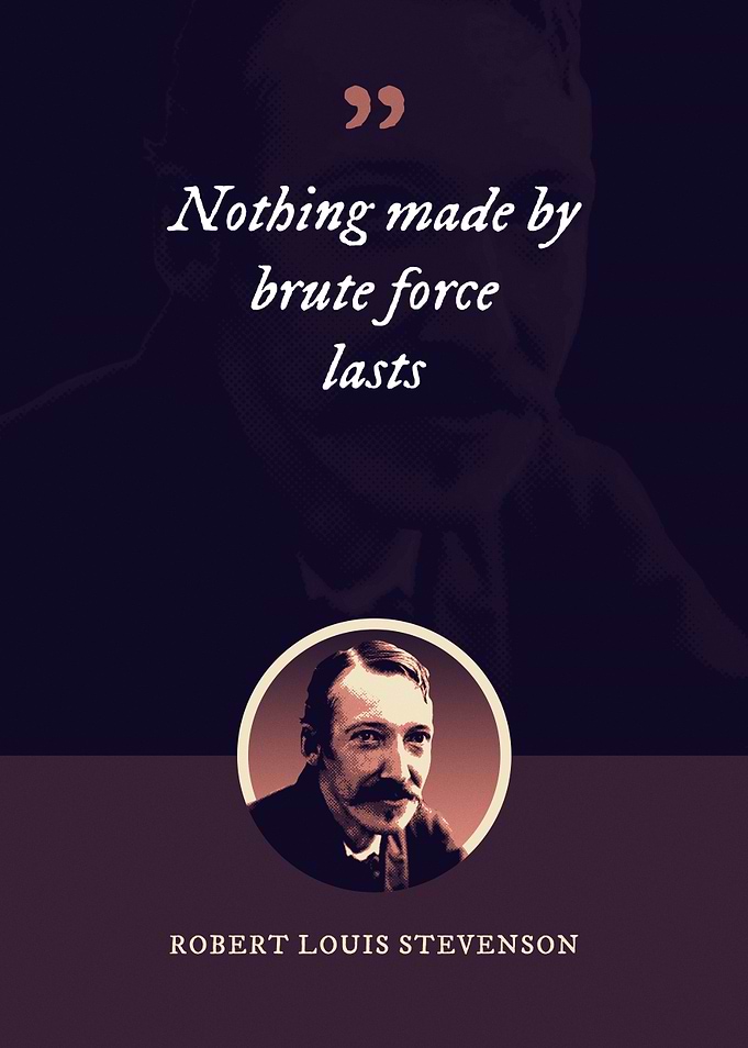 Nothing made by brute
