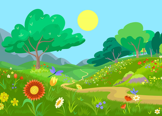 Beautiful Spring Landscape