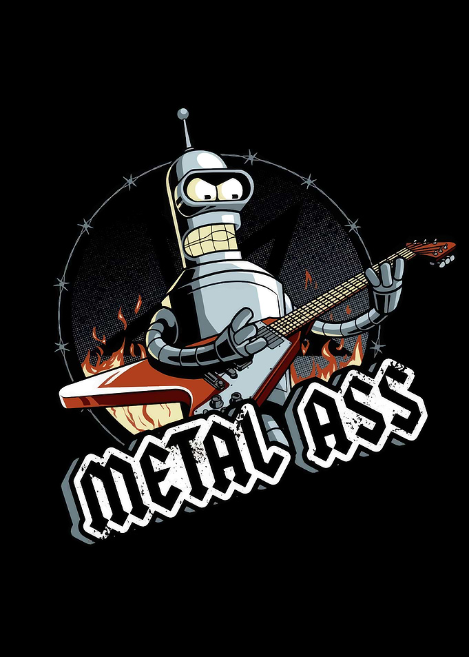 futurama metal ass