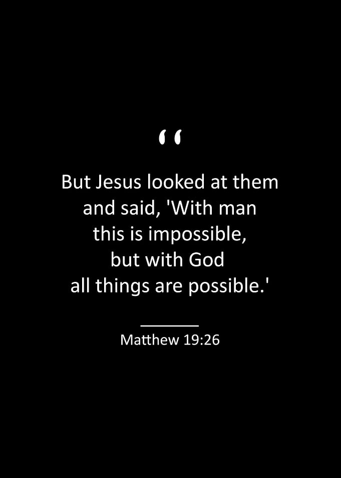 Matthew 19 26