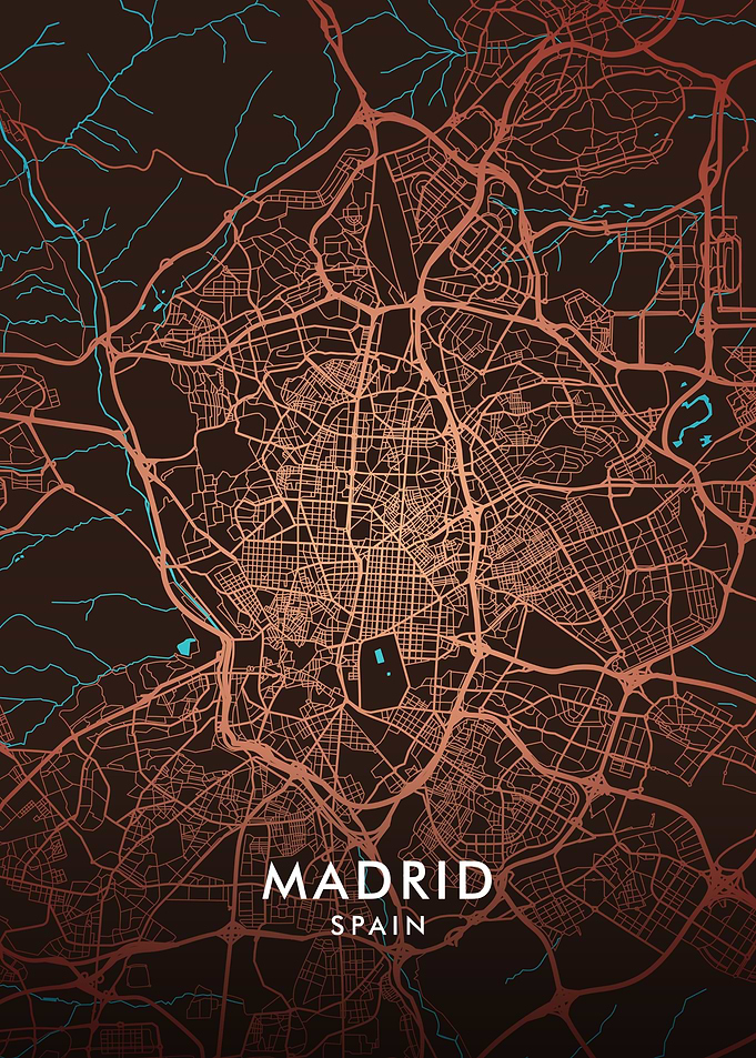 Madrid City Map