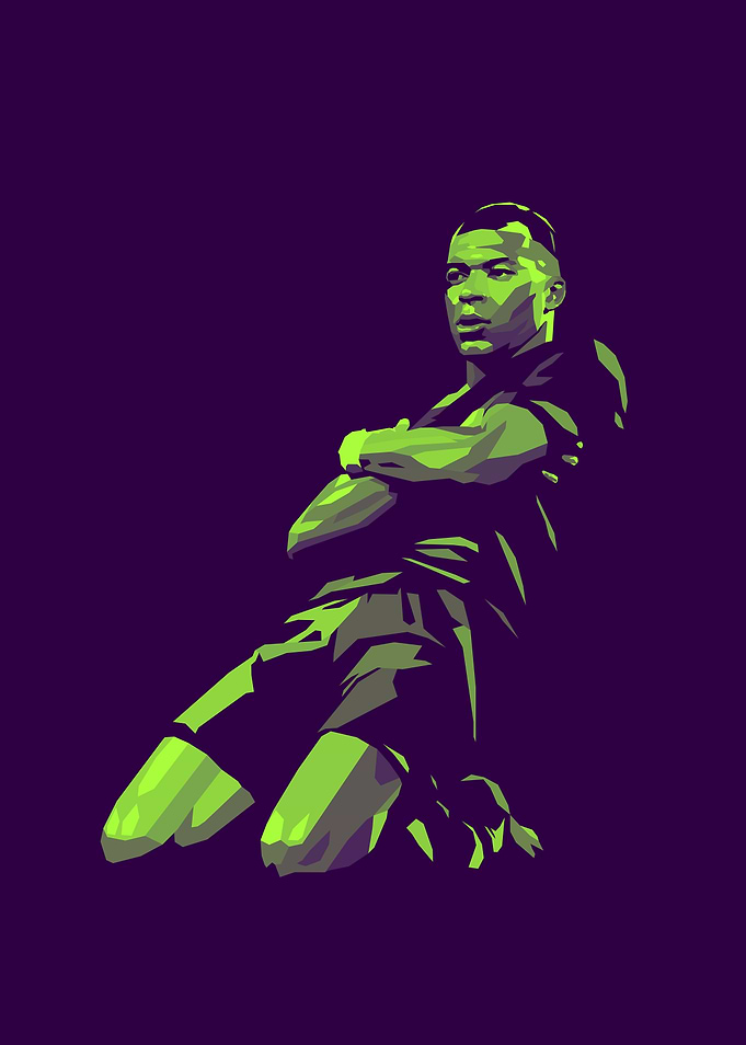 Football Player Pop Art