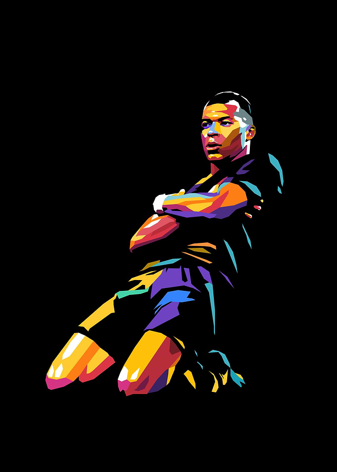 Football Player Pop Art