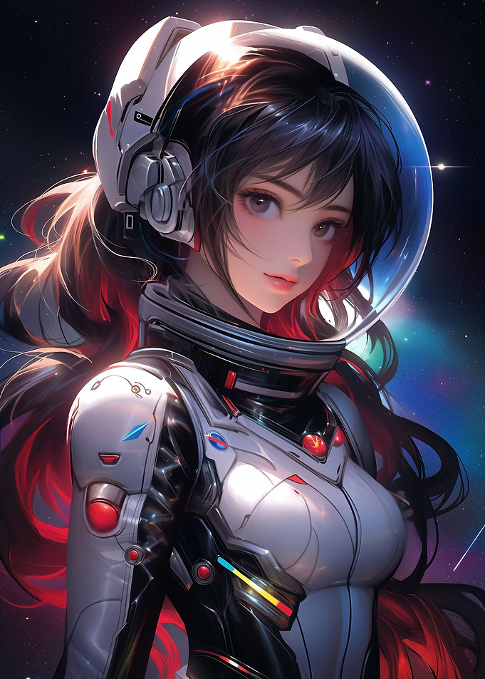Galactic Astronaut Girl