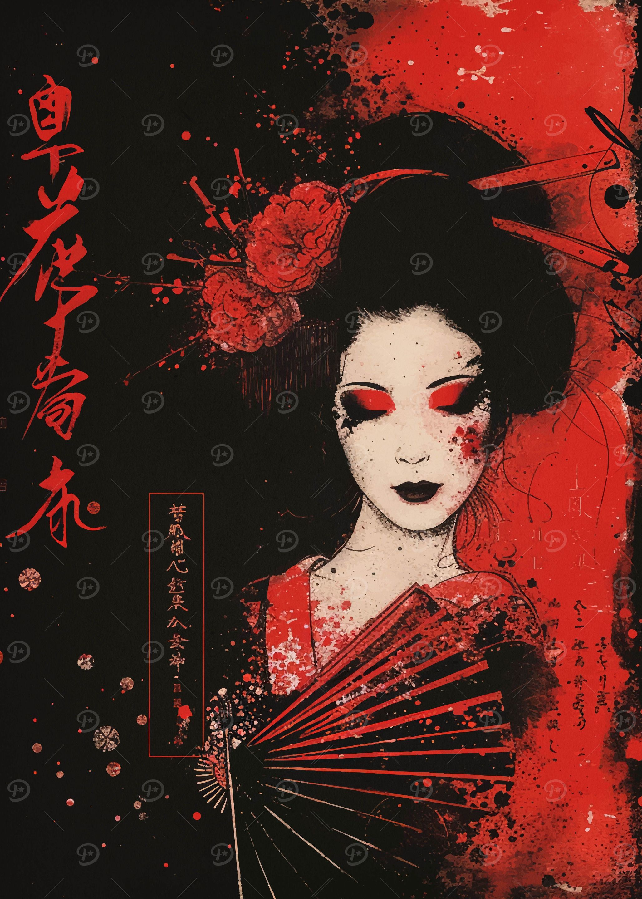 Geisha Japanese Samurai
