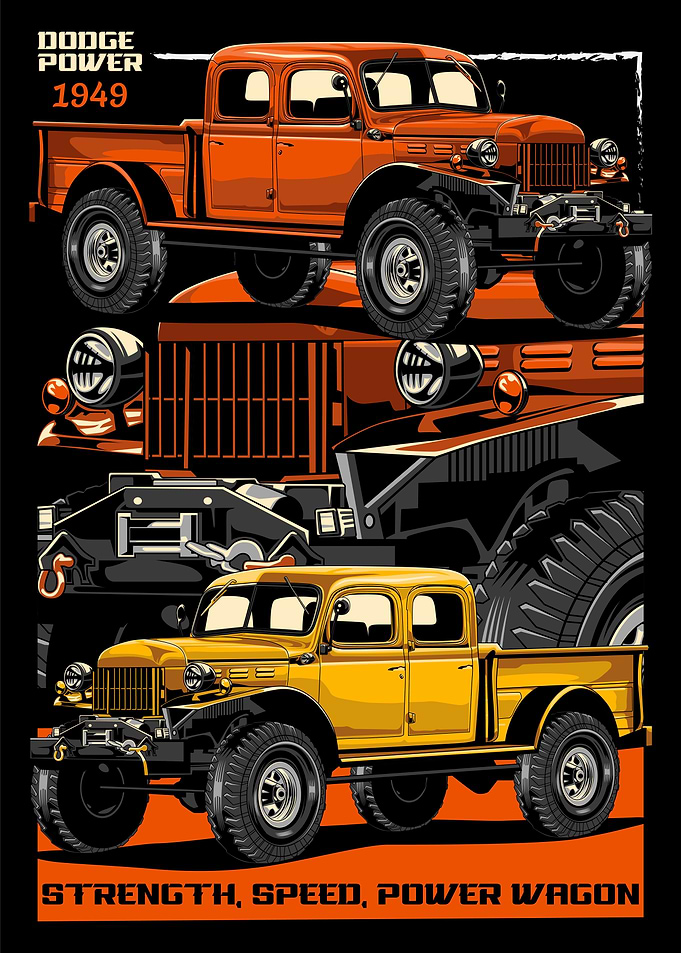 Power Wagon Muscle Car