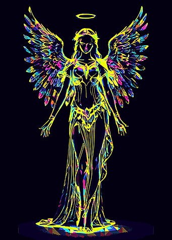 Winged Angel pop art