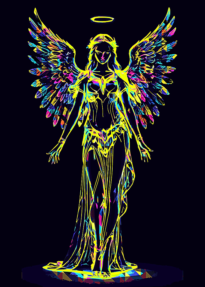 Winged Angel pop art