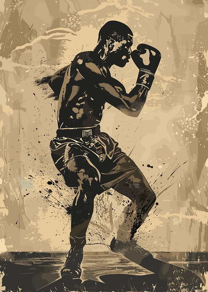 Boxing Vintage Ring Poster