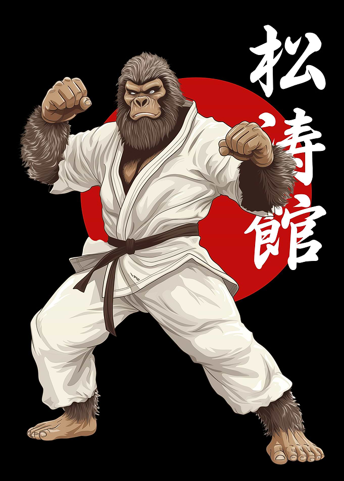 Bigfoot Karateka Anime