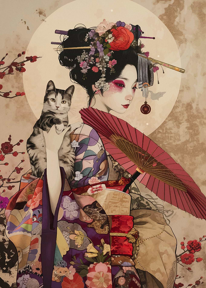 Geisha Japanese Samurai