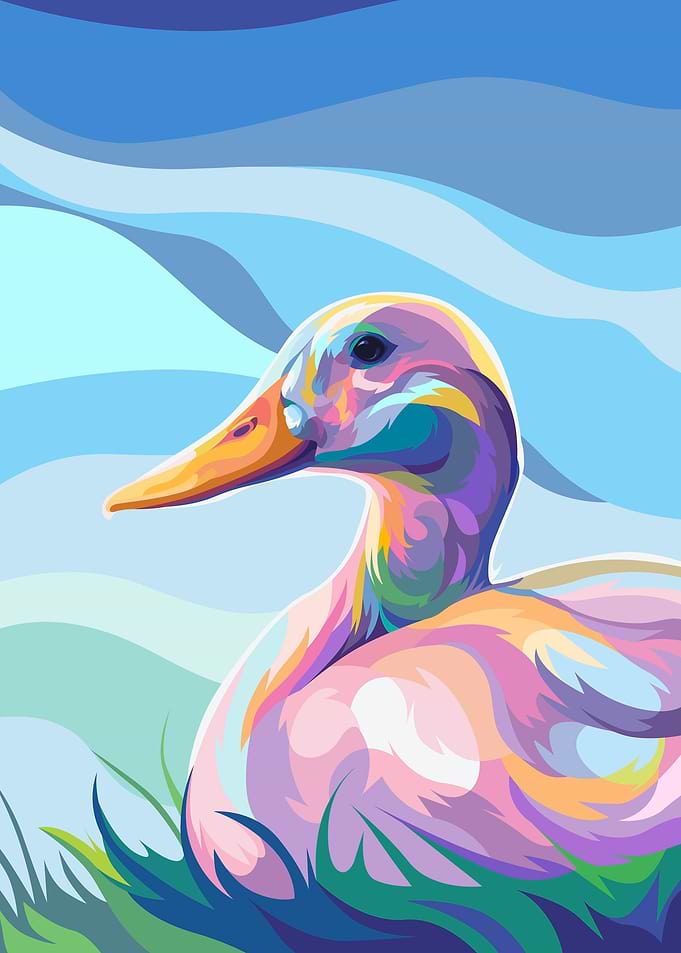 Relaxed duck
