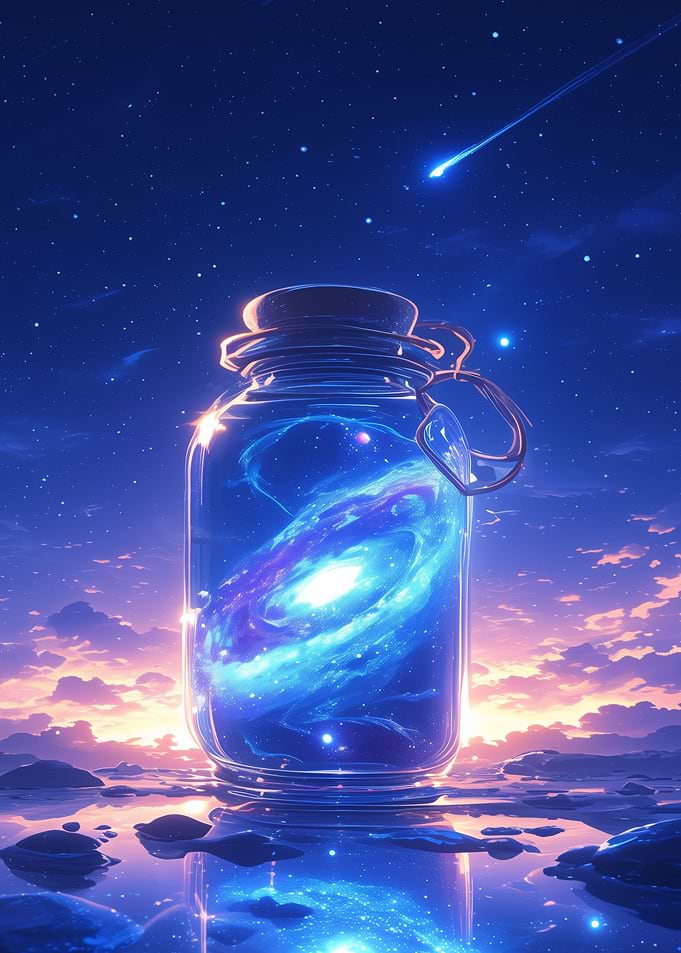 Fantasy Cosmic galaxy