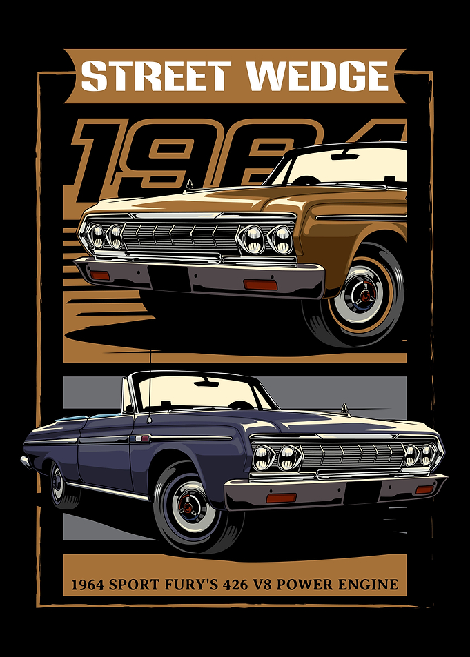 Retro Sport Fury Car