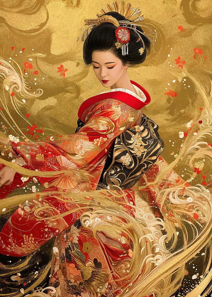Geisha Japanese Samurai