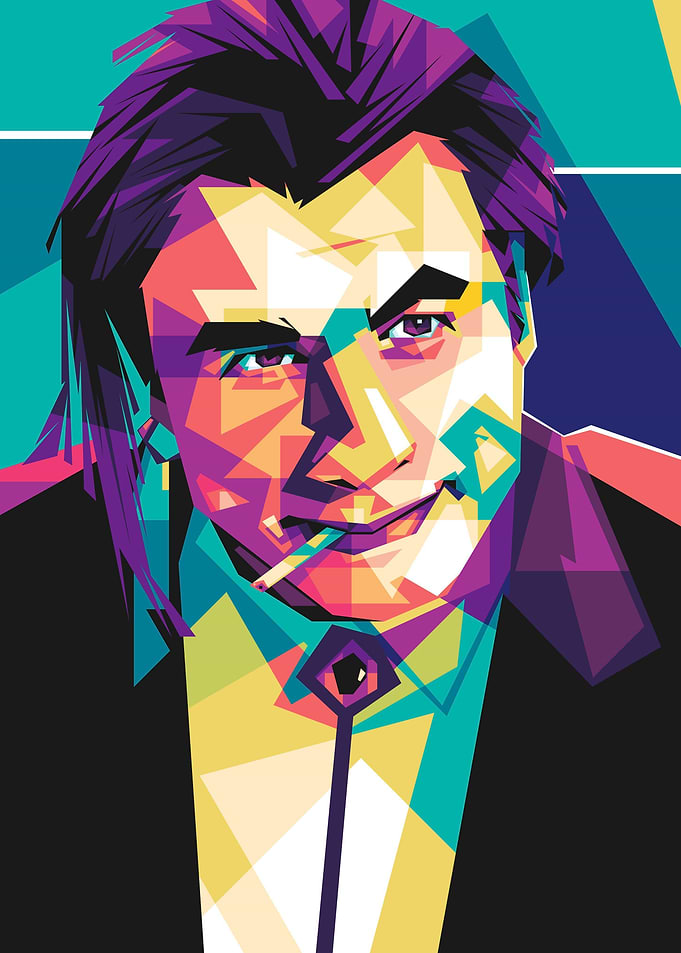 super travolta pop art