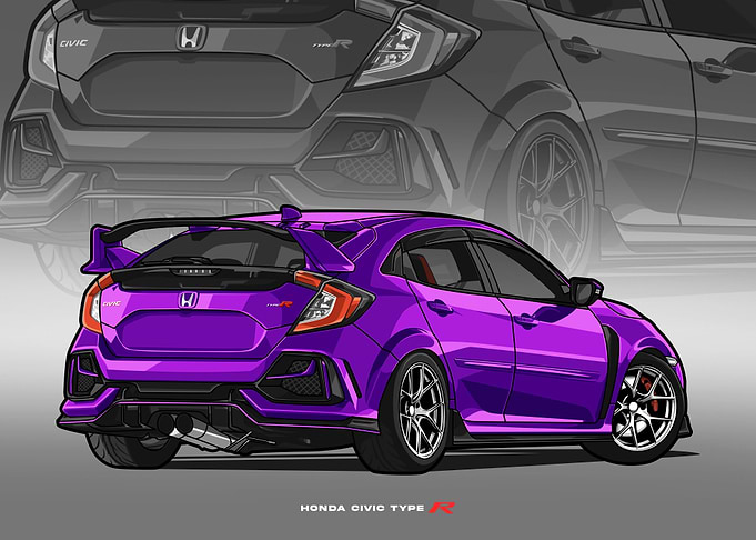 civic type r violet