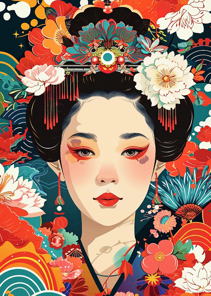 Geisha Japanese Samurai