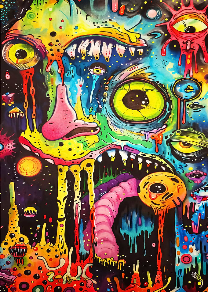 Grafitti Wall Art