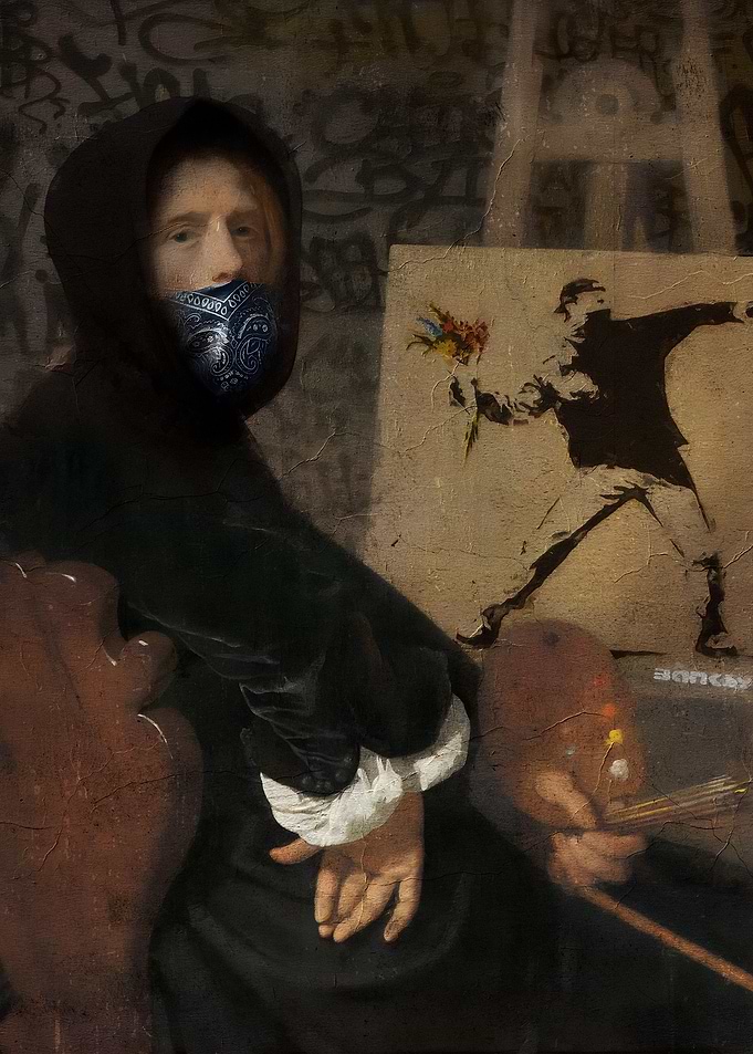 Banksy Self Portrait