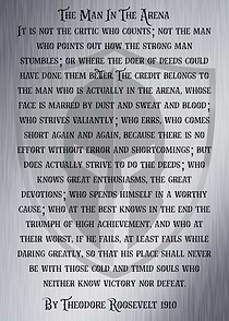 The man in the arena