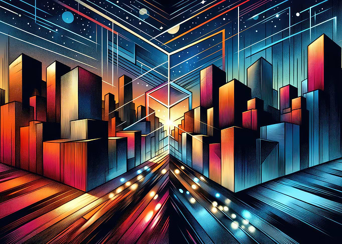 Neon Urban Matrix