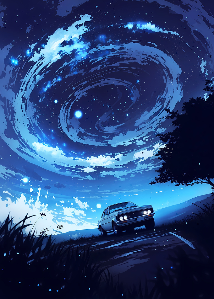 Anime Wild Night Sky