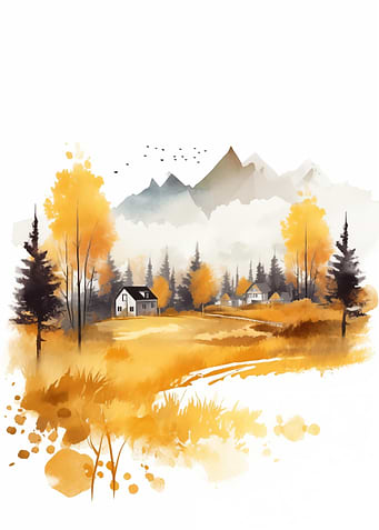 Watercolor Naturescape