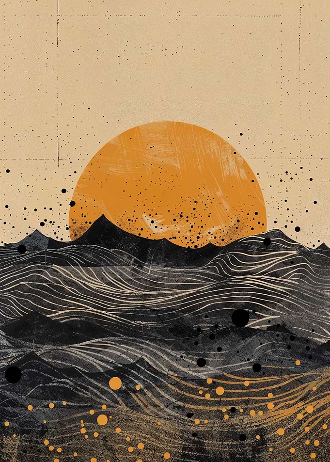 Sunset Waves