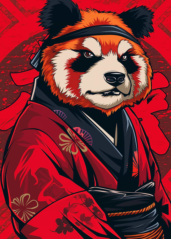 Kimono Panda