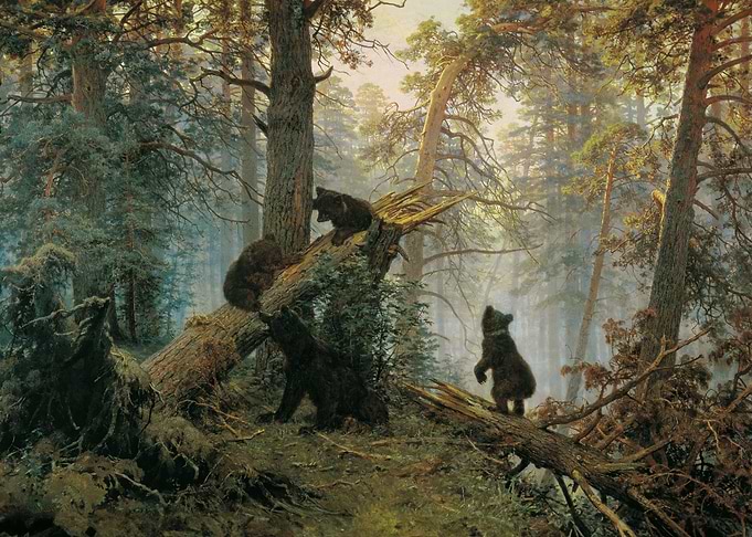 Morning in a Pine Forest